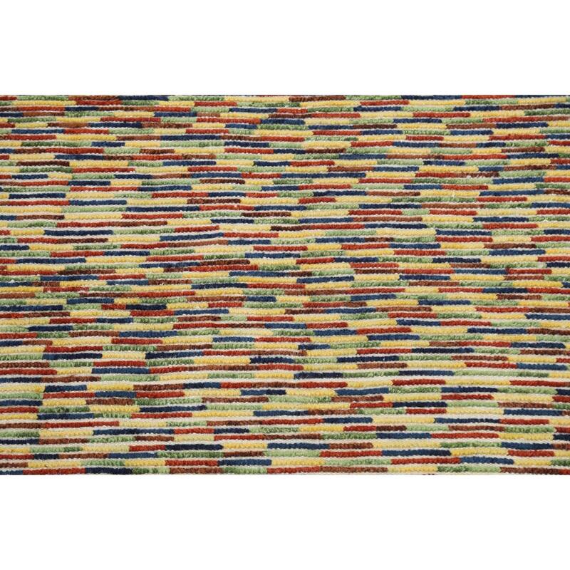 Modern Moroccan Oriental Home Decor Area Rug Handmade Wool Carpet - 5'4" x 7'7"