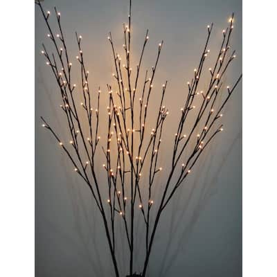 20" Willow Branch-60 Warm White LEDs Light Decoration - N/A