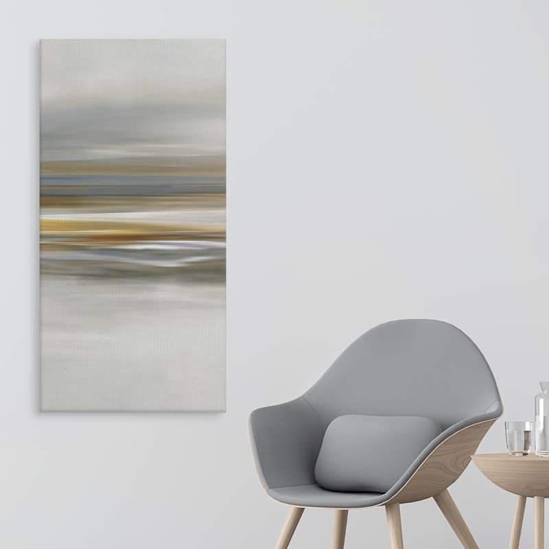 Soft Sea Panel by Nan Canvas Art Print
