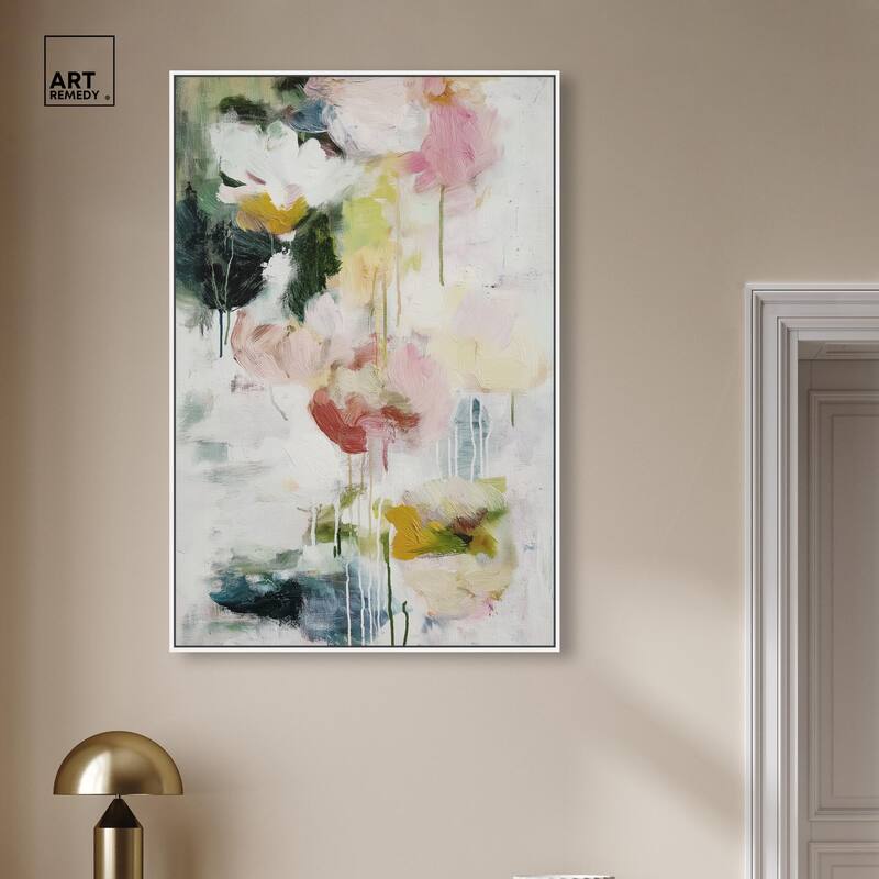 Dripping Colors III Canvas by Art Remedy