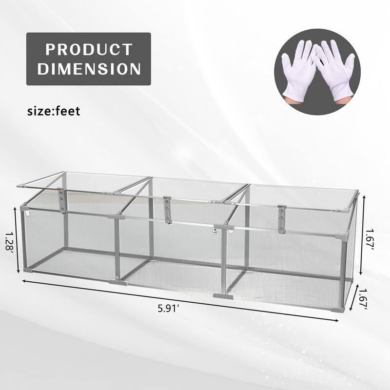 Polycarbonate Greenhouse Structure
