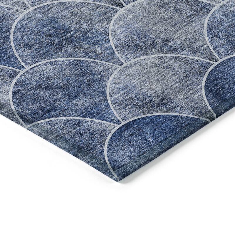 Machine Washable Indoor/ Outdoor Chantille Contemporary Rug