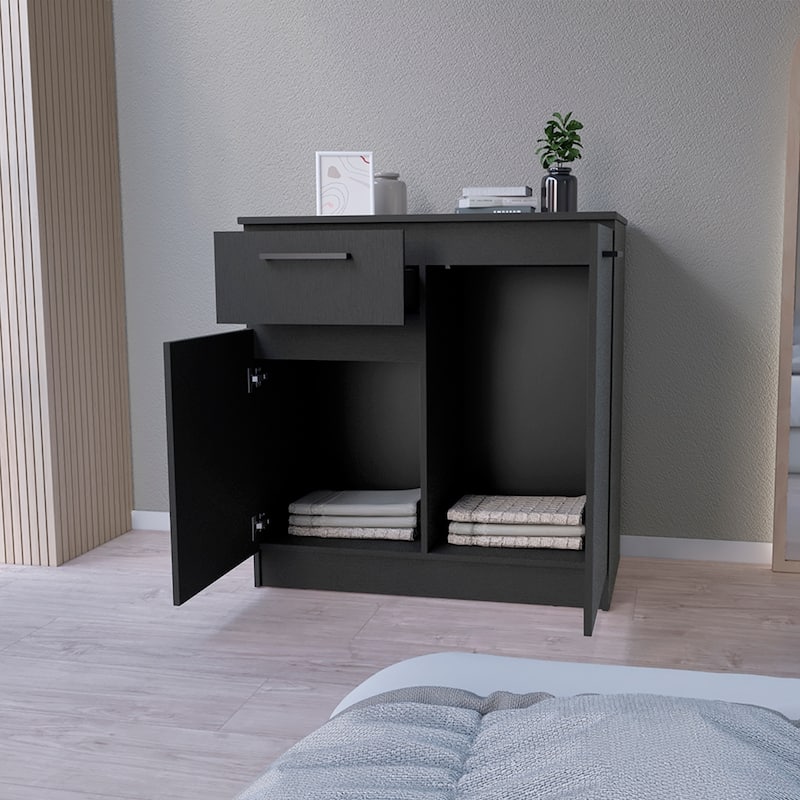 Dresser for Living Room ,Apartment, Bedroom, Black