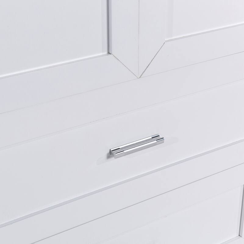 Roomfitters Freestanding Tall Bathroom Cabinet with Adjustable Shelf, Dual Doors and Ample Storage