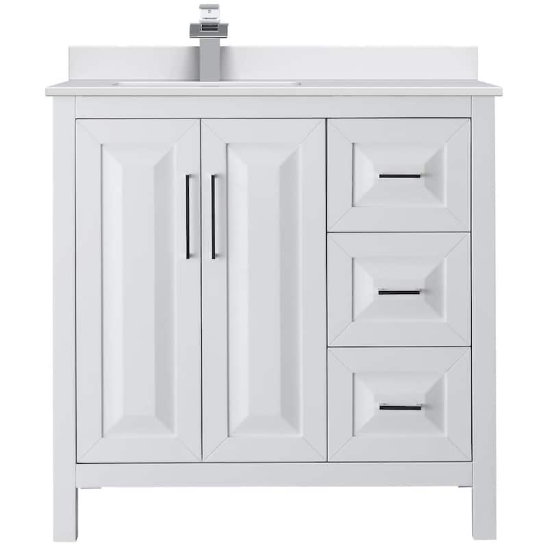 Wyndham Collection WCV252536S-Left-VCA-MXX Daria 36" Free Standing