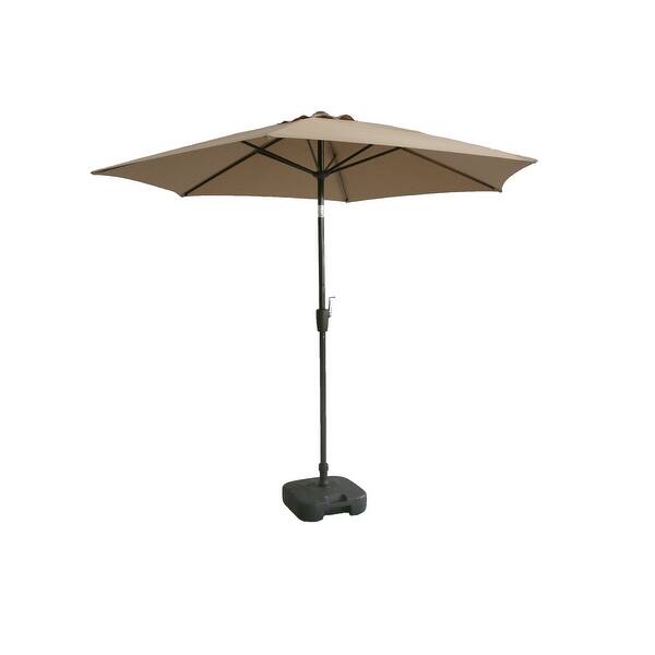 Shop Black Friday Deals On 9 Ft Patio Outdoor Garden Table Umbrella With Tilt Crank No Base Overstock 31768544