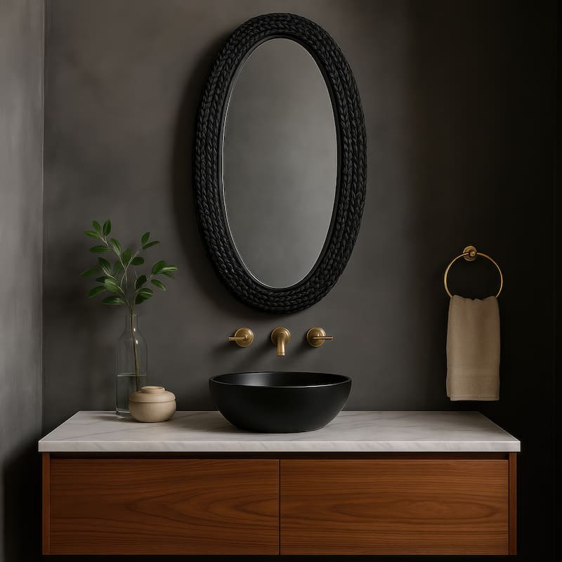 Varaluz Athena Oval Wall Mirror