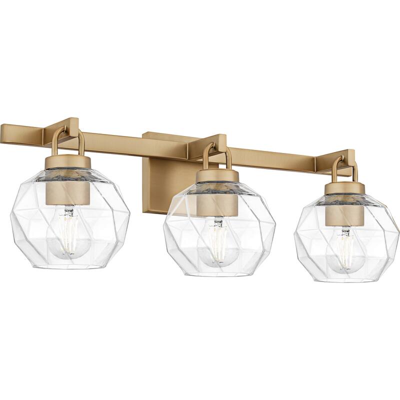 Celina 3-Light Bronze Gold Bath Light
