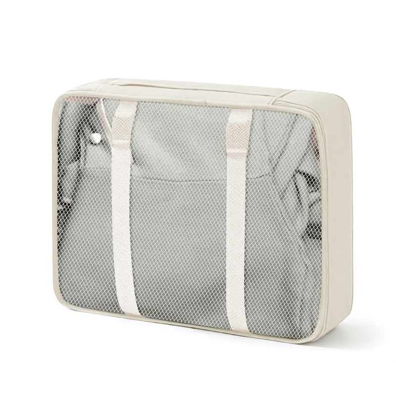 24" ABS Lightweight Hardshell Expandable Luggage with Spinner Wheels, TSA Lock and 2 Packing Cubes, for Travel