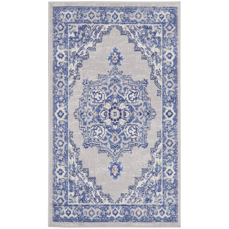 Fosir Power Loomed Stain Resistant Area Rug By HomeRoots - 60' X '36' X '0.39