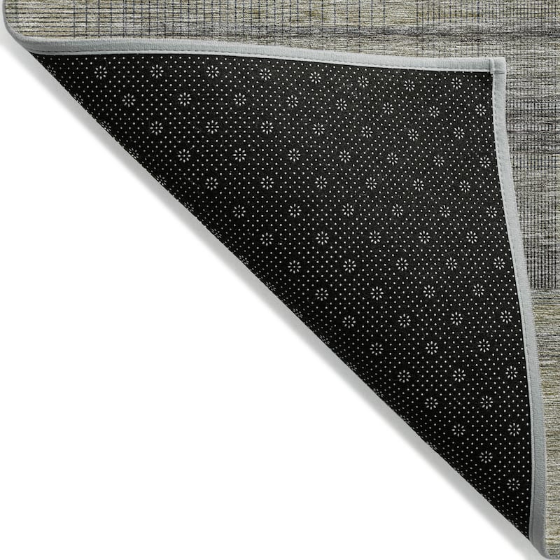 Machine Washable Indoor/ Outdoor Chantille Contemporary Imprints Rug