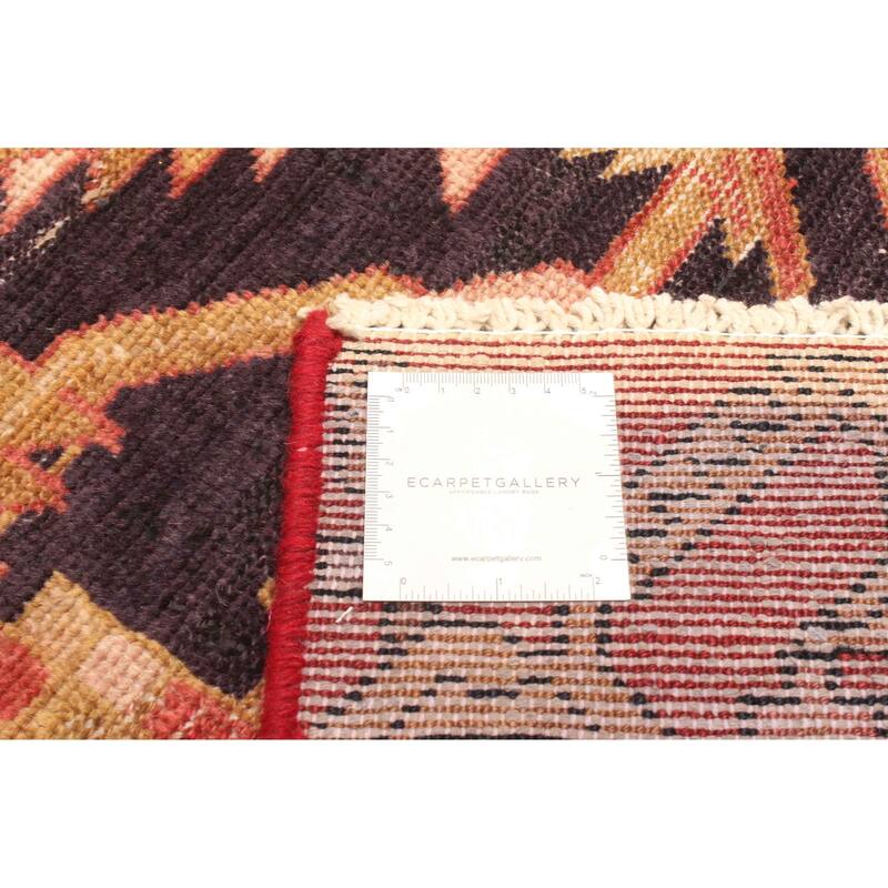 ECARPETGALLERY Hand-knotted Andelz Dark Brown Wool Rug - 4'2 x 6'11