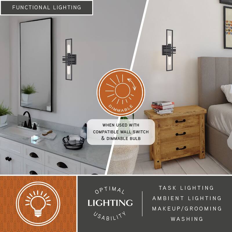 3-Light Chrome Wall Sconce - Crystal Accent Lighting - Elegant Wall Decor - 16" x 14" - 4.75