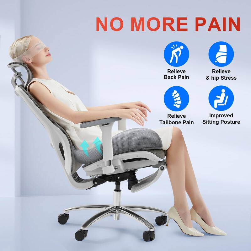 X Large Memory Seat Cushion for Office Chair Ergonomic Cushions Pad