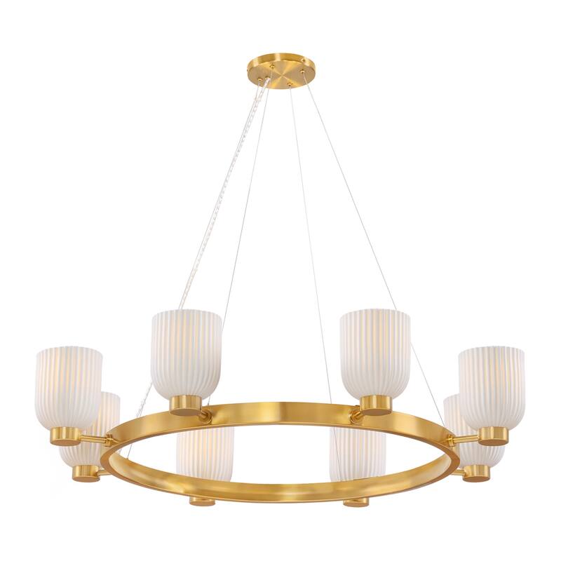 Savoy House 1-3173-8 Isla Blanca 8 Light 40" Wide Chandelier