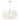 Broche 6 Light Matte White Chandelier - 27"W x 19"H x 27"D