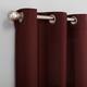 No. 918 Sora Casual Textured Grommet Curtain Panel, Single Panel
