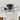 21" Modern Black Unique Low Profile Caged Ceiling Fan with Light and Remote