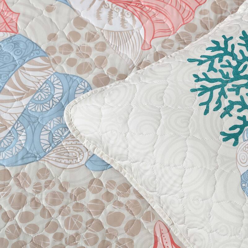 Caribbean Joe Coastal 3PC Quilt Set