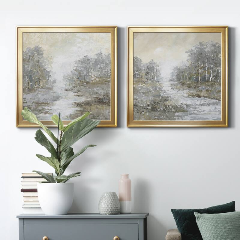 Babbling Brook I-Premium Framed Canvas - Ready to Hang - Multi-Color