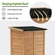 preview thumbnail 41 of 43, MCombo Small Outdoor Storage Cabinet Shed with Double Doors (24.6" x 18.3" x 38.2"), Wooden 0985