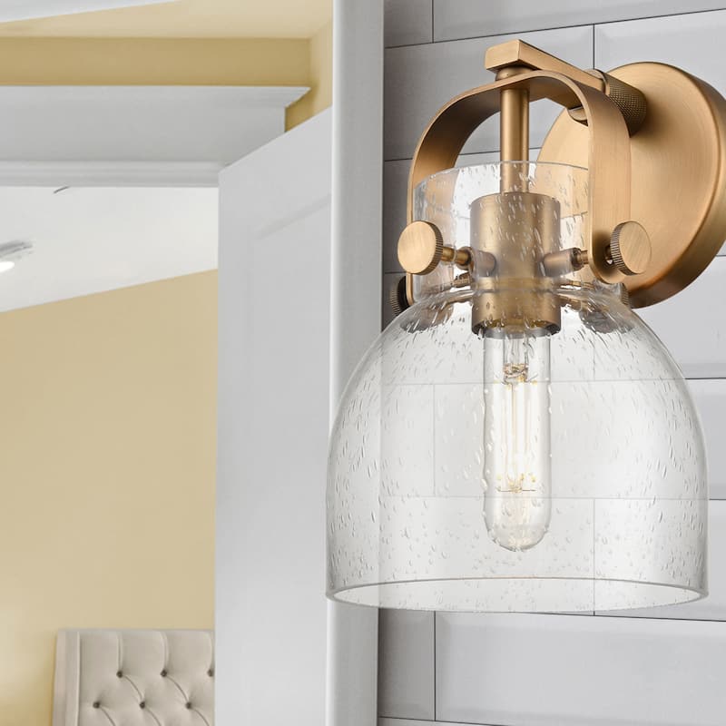 Innovations Lighting 423-1W-10-7 Pilaster II Bell Sconce Pilaster II
