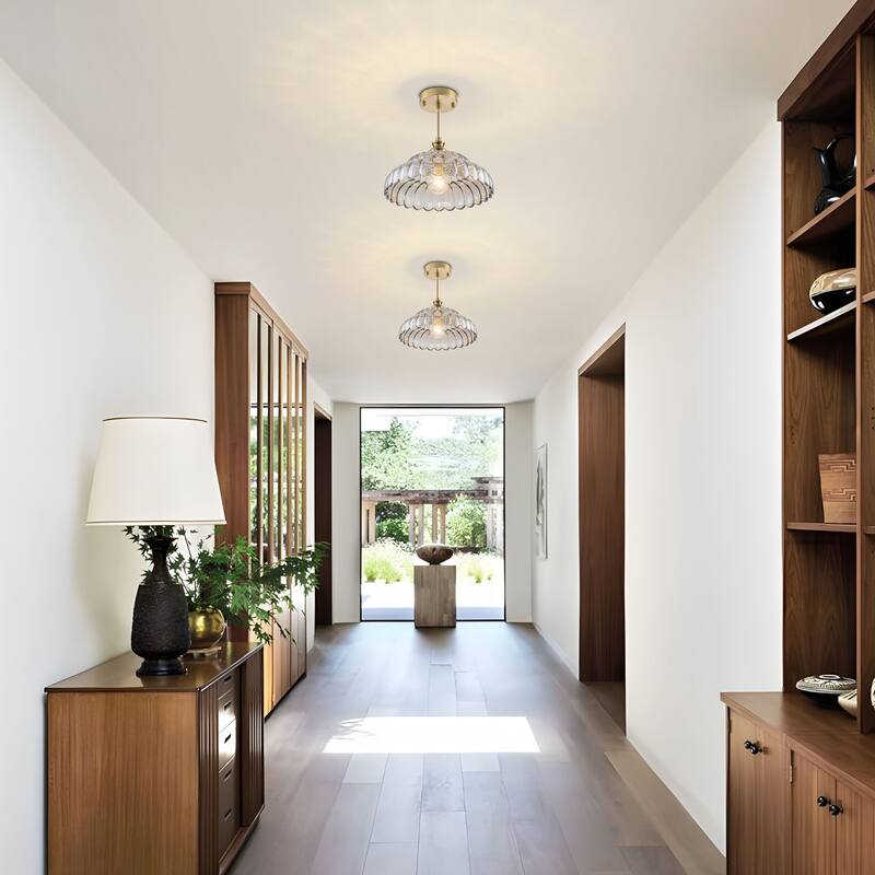 Starsky Modern 1-Light Single Novelty Glass Pendant