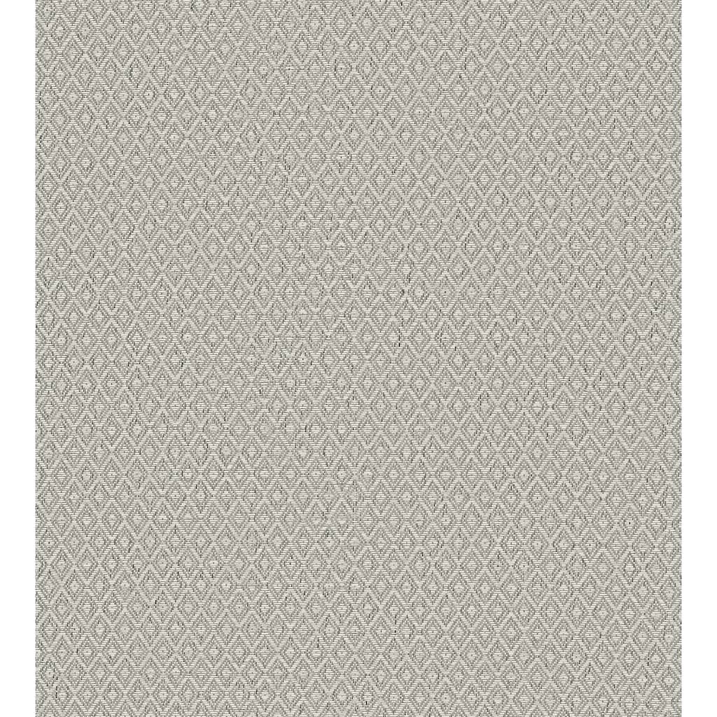 A-Street Prints Hui Grey Paper Weave Grasscloth Wallpaper