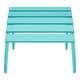 preview thumbnail 12 of 156, Aderson Outdoor Poly Adirondack Chair With Ottoman And Side Table 12-Piece Set