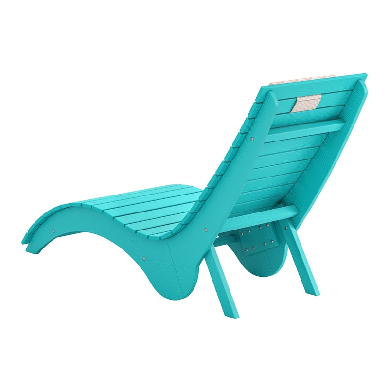 HDPS Water-Resistance Outdoor Chaise Lounges for Use in the Pool, Patio, Garden