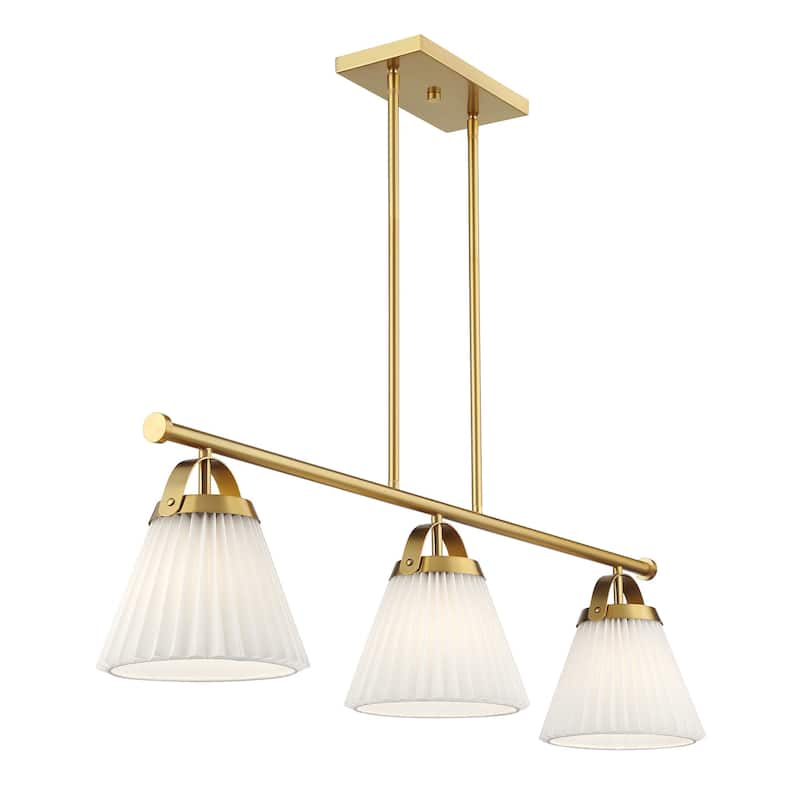 Bellevue SHCH39948 3 Light 39" Wide Linear Chandelier with