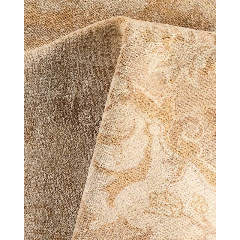 Overdyed, One-of-a-Kind Hand-Knotted Area Rug - Ivory - 7' 10" x 10' 0"