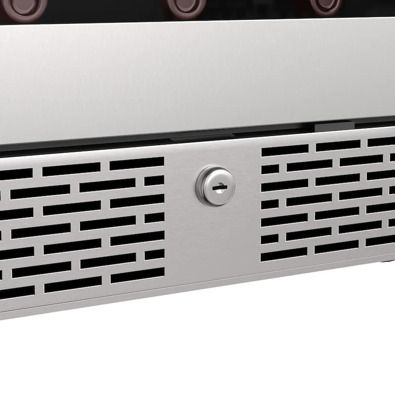 Avallon AWC242DZDUAL 48" Wide 90 Bottle Capacity Wine Cooler with Door