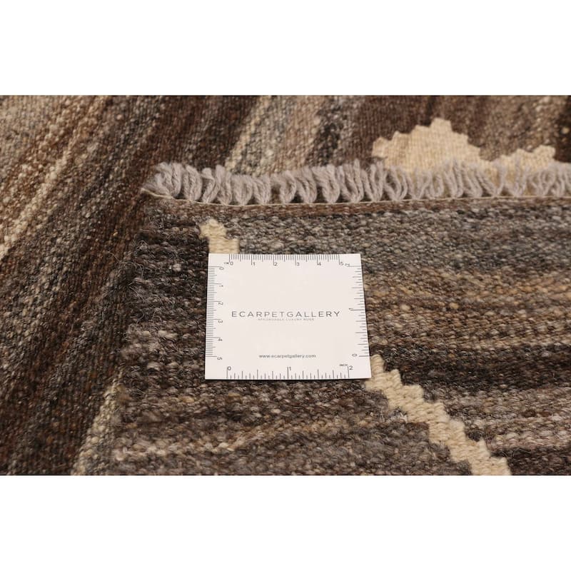 Sivas Brown Kilim 5'11" x 7'10" - 5'11 x 7'10
