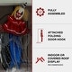 preview thumbnail 6 of 11, Haunted Hill Farm Wiggles the Animatronic Twisting, Talking Clown Greeter with Folding Door Hook for Scary Halloween Decoration