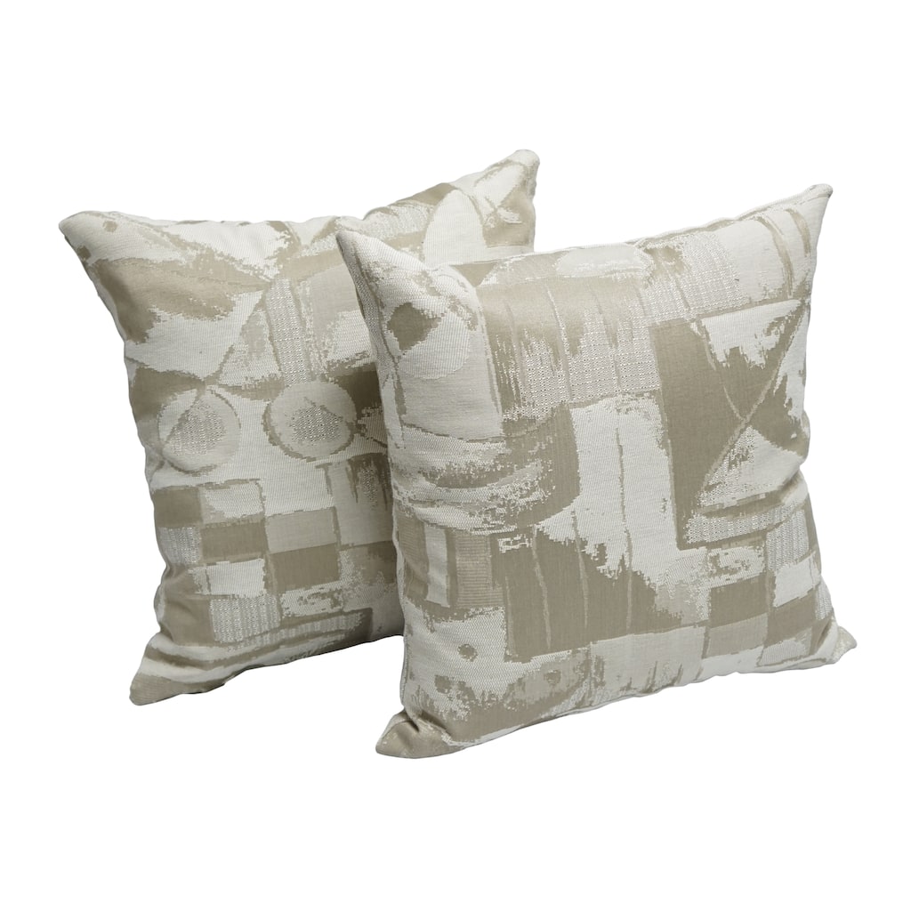 17-inch Jacquard Throw Pillows (Set of 1, 2,or 4)