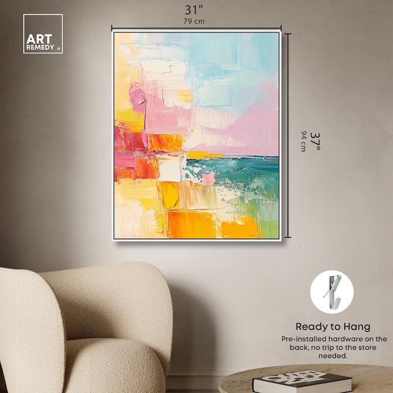 Hued Vista Canvas by Art Remedy