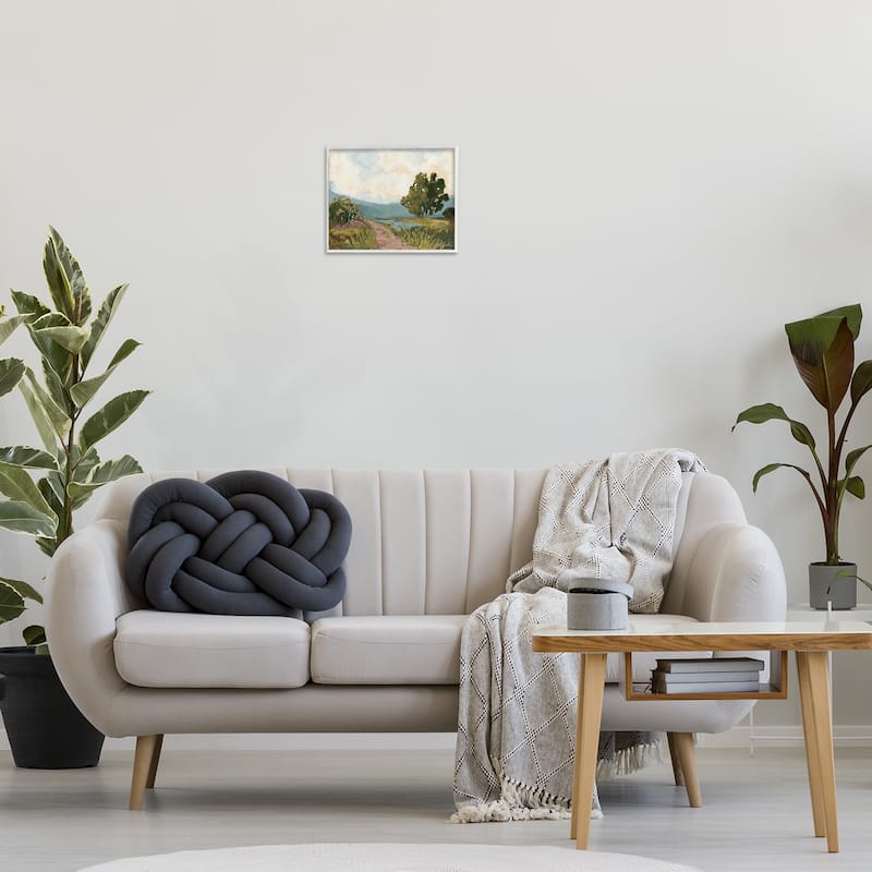 Stupell Path to Distant Countryside Framed Giclee Art Design By Sara Baker