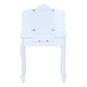 preview thumbnail 12 of 11, Fantasy Fields Little Princess Anna Kids Vanity Table & Stool, White - 24.41" L x 11.81" W x 39.37" H