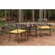 Sunbrella Solid fabric 2 pack 18 in. Square seat pad with 21 options - 18"W x 18"D x 2.5"H