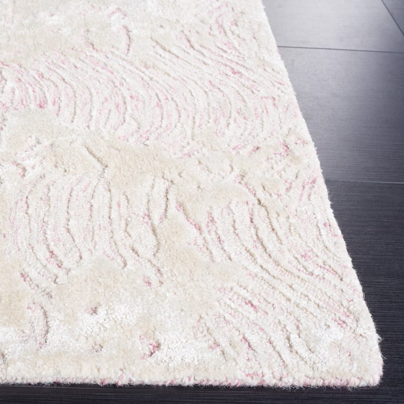 SAFAVIEH Handmade Glamour Zauresh Modern Wool Rug