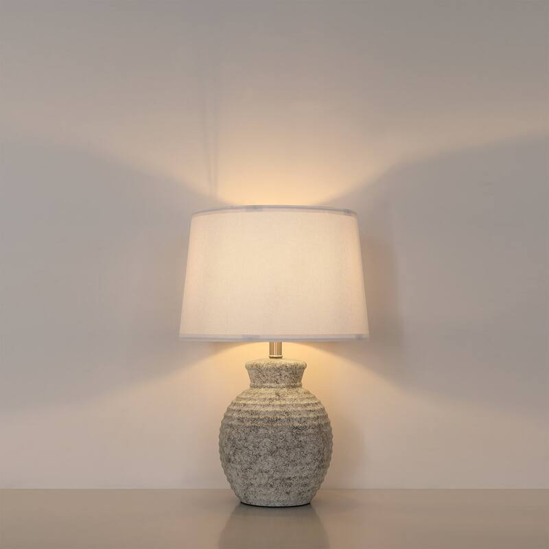 Acroma Askari Farmhouse 23" Ceramic Single Table Lamp - 1-light