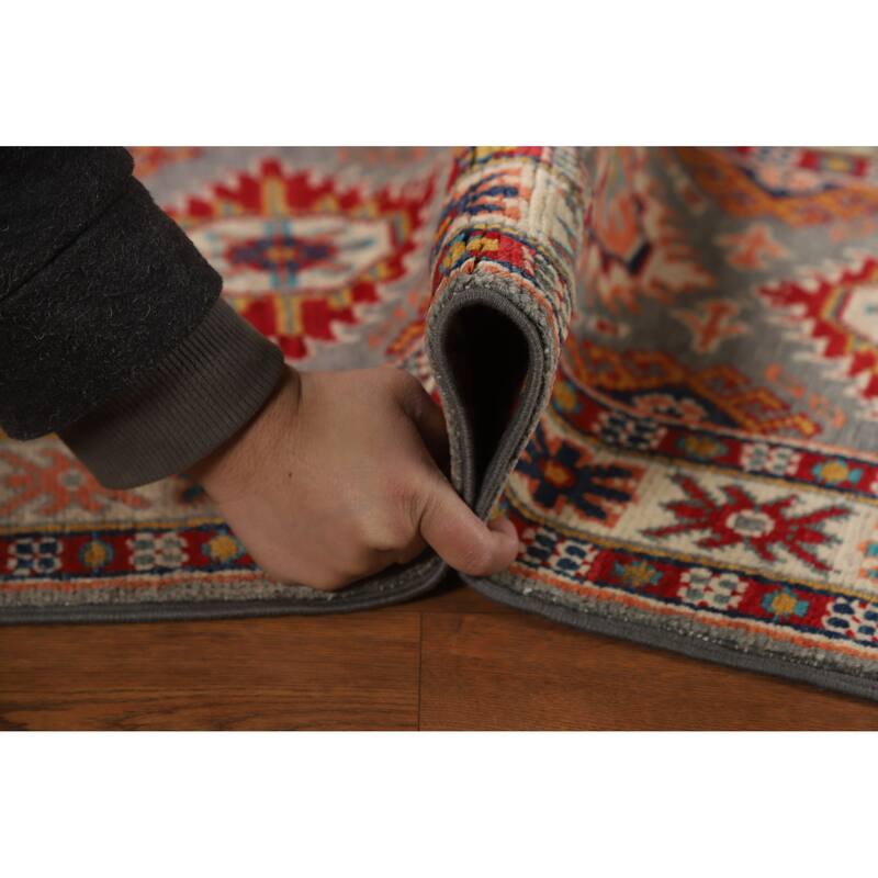 Kazak Oriental Accent Foyer Rug Hand-Knotted Wool Carpet - 2'0"x 3'0"