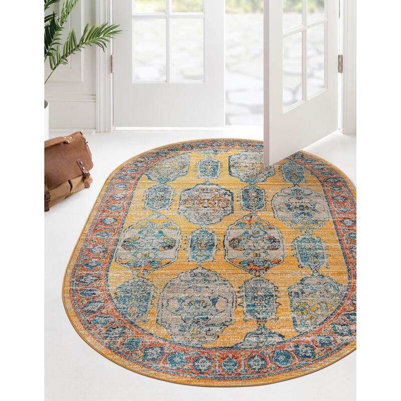 Traditional Nixa Collection Area Rug