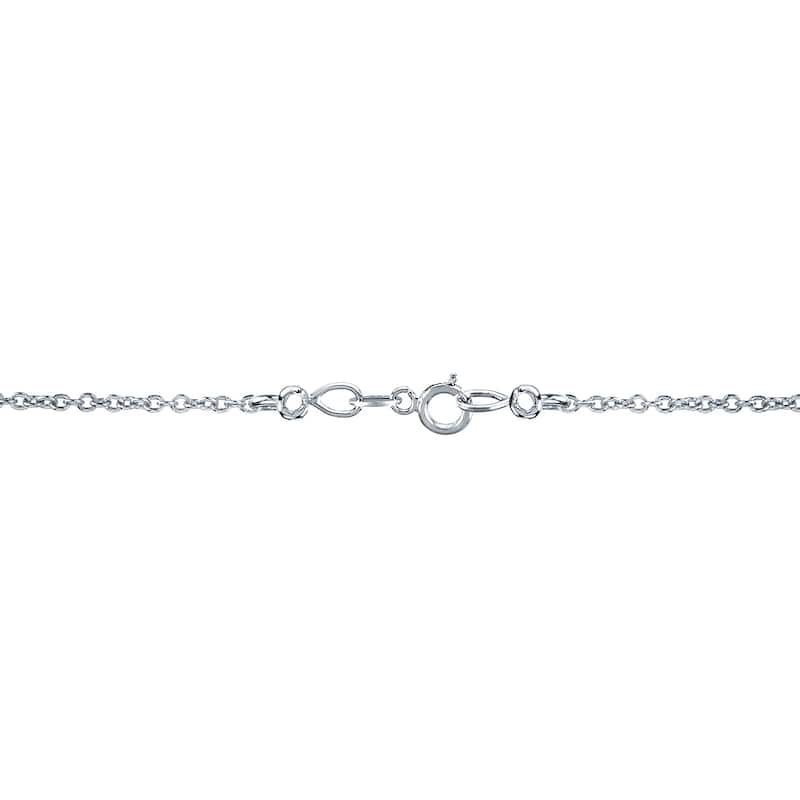 Auriya 14k Gold 1/3ct Marquise-Cut Diamond East-West Solitaire Pendant Necklace