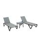 Option Gray (2 Chairs+1 Table)