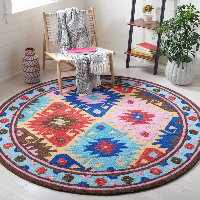 SAFAVIEH Handmade Aspen Grga Boho Tribal Wool Rug