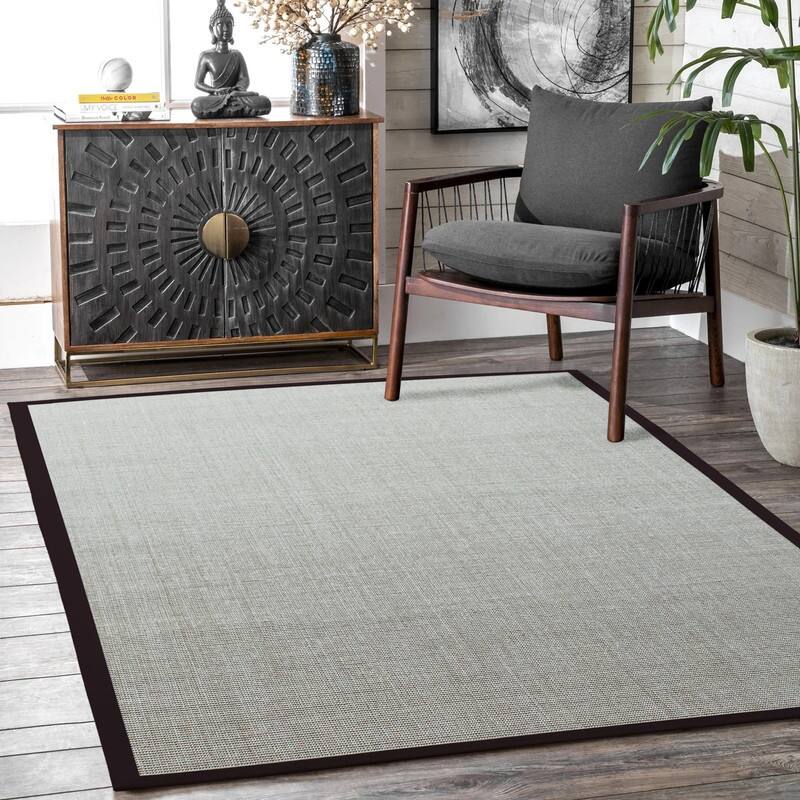 A1HC 100% Sisal Rug, Natural Fiber Area Rugs with Non-Skid Latex Backing, Rug for Entryway, Dining or Living Room