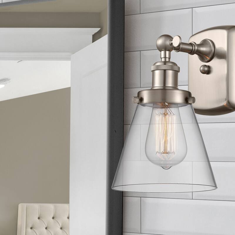 Innovations Lighting Small Cone 6" Wide Bathroom Sconce