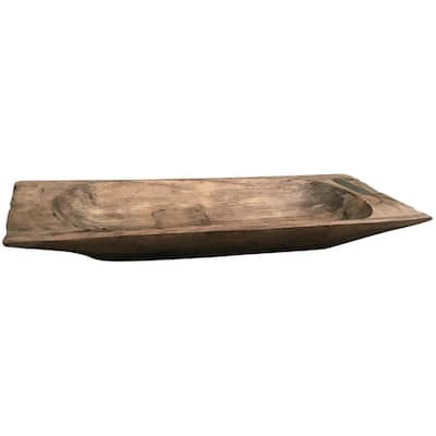 Uttermost Dough Tray 30" Wide Iron and Wood Decorative Tray